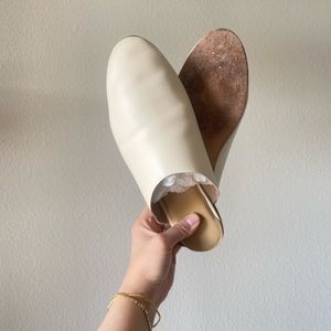 Nisolo Lima Slip On Mule Bone 7.5